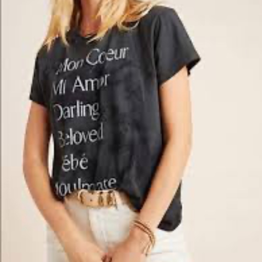 Junk Food Clothing for Anthropologie T Shirt Size M - Picture 2 of 9